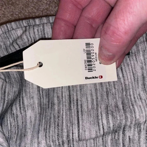 Departwest Men's Jogger Sweatpants M Gray Tapered Ankle Zipper Pockets - Picture 9 of 12